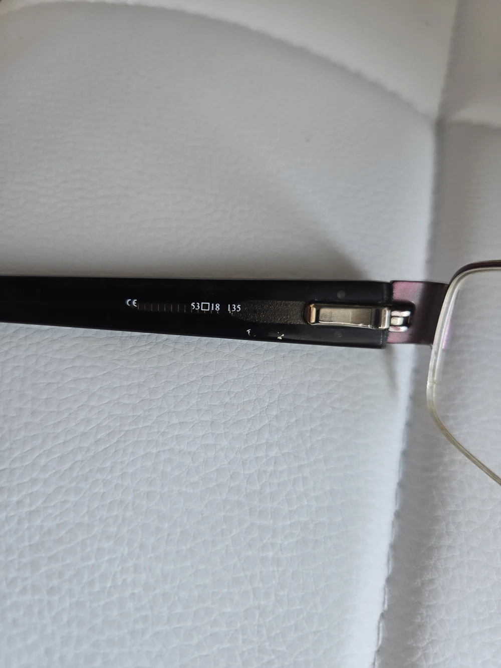 Oleg Cassini Vintage Pink Eyeglasses Frame 53-16-135 With Hard Case